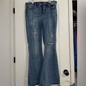 Judy Blue Distressed Bell Bottoms